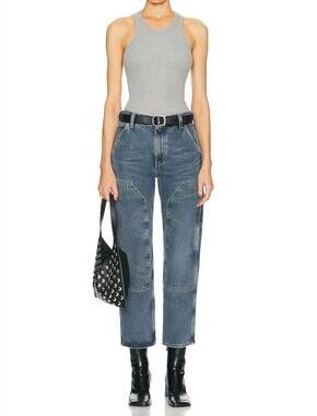 NEW AGOLDE rami carpenter jeans in repetition